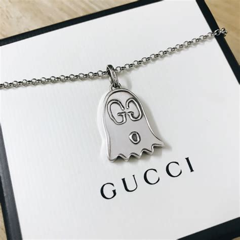 gucci ghost necklace reddit|gucci ghost necklace in silver.